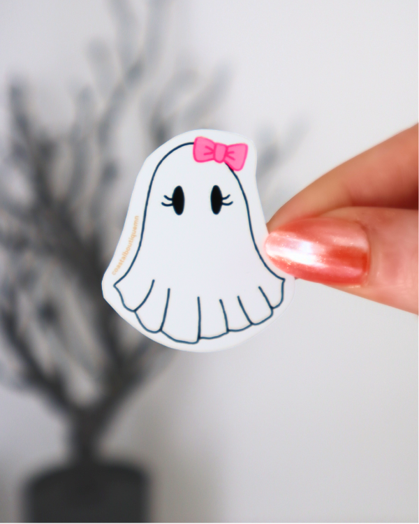 Ghost Girly Sticker