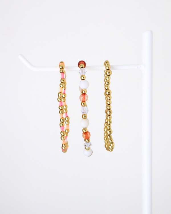 18K Gold Filled Neon Pumpkin Bracelet