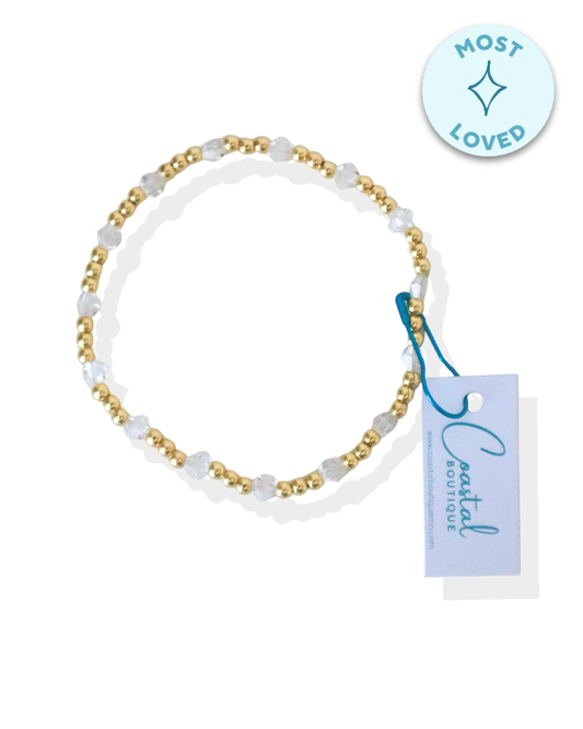 18k Gold Filled Bling Bracelet