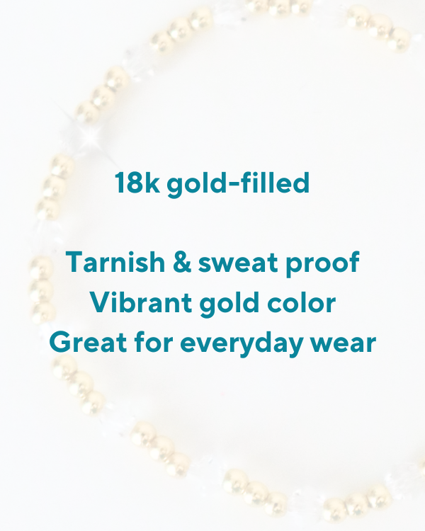 18k Gold Filled Bling Bracelet