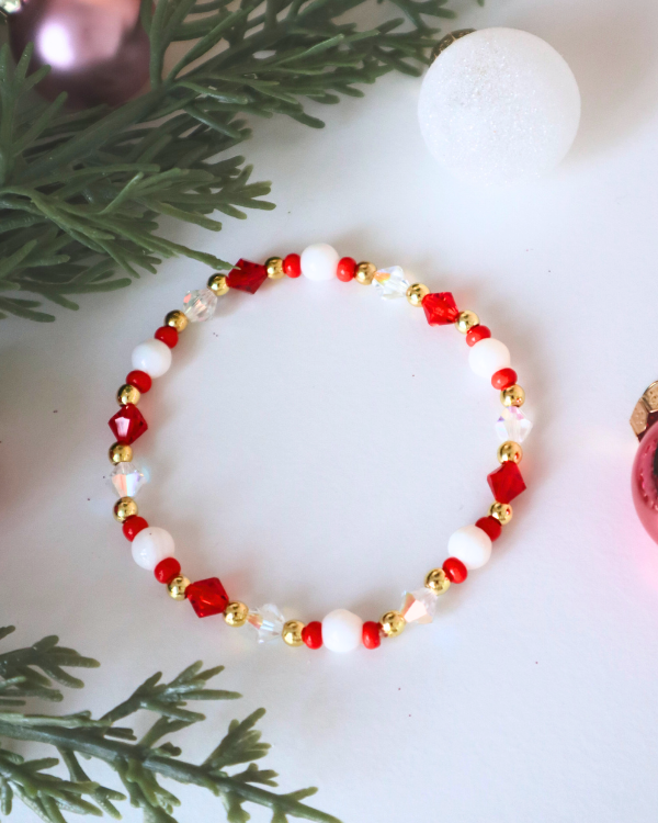 18K Gold Filled Candy Cane Bracelet