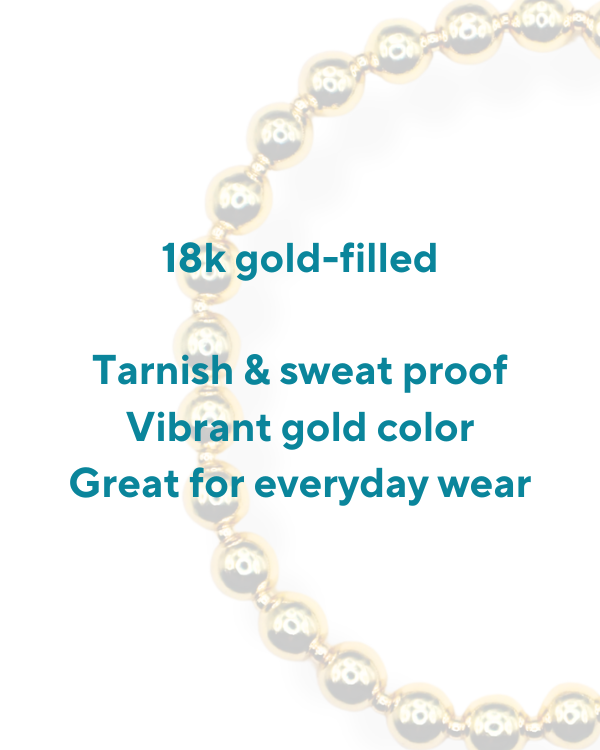 18K Gold-Filled Chunky Bubble Bracelet