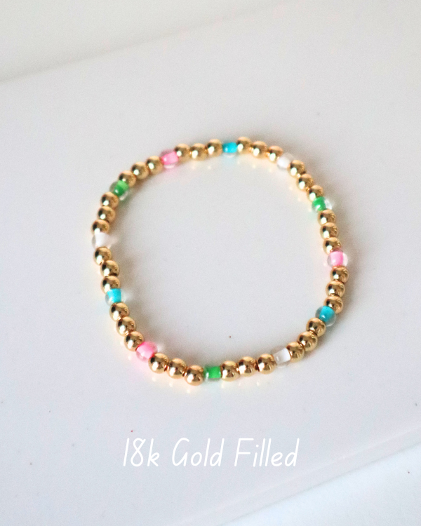 18k Gold Filled Celebrate Good Times Bracelet