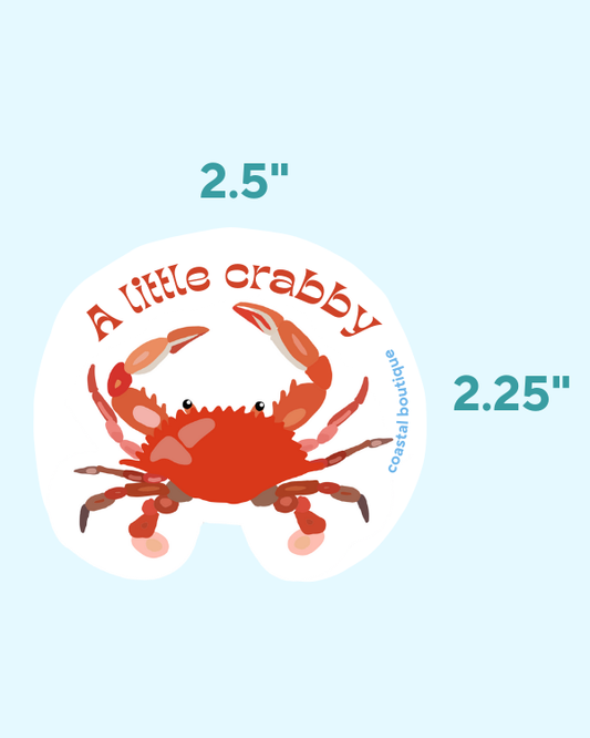 A Little Crabby Sticker