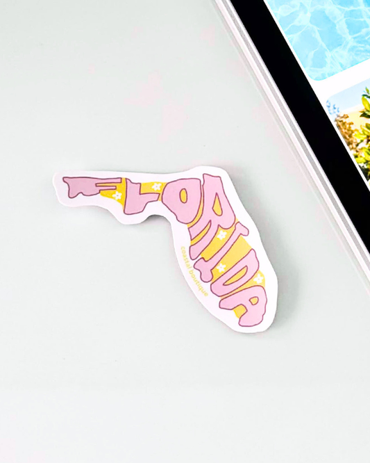 Florida Sticker Pink