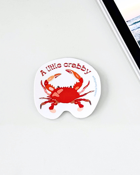 A Little Crabby Sticker