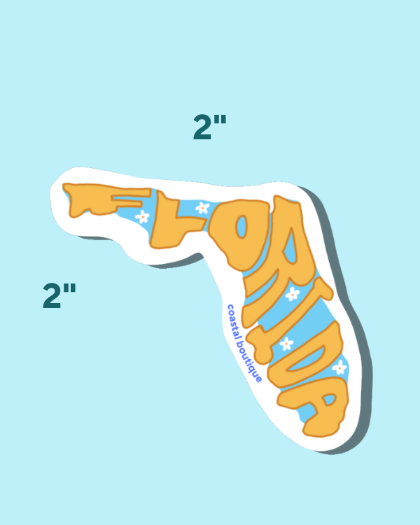 Florida Sticker Blue