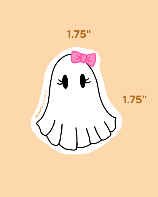 Ghost Girly Sticker