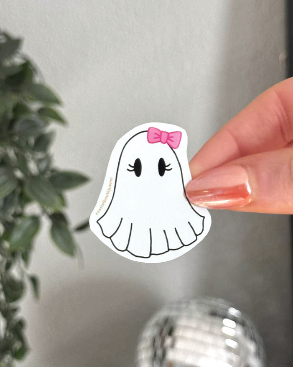 Ghost Girly Sticker