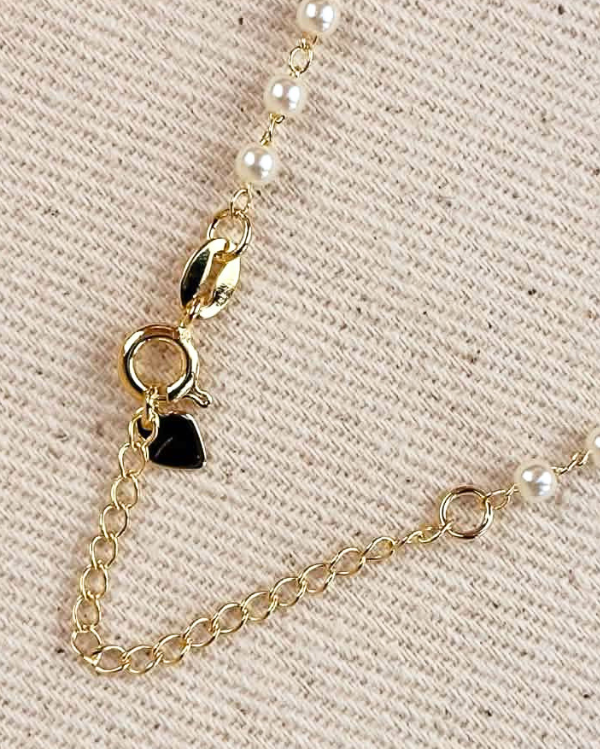 18K Gold Filled Gone Fishing Choker Necklace