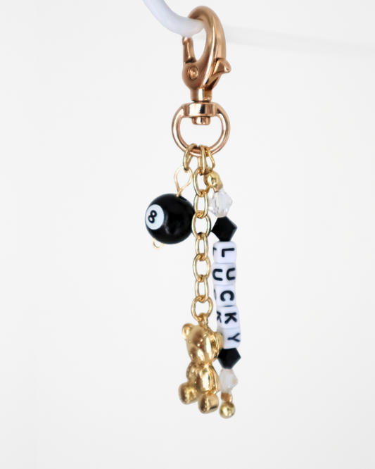 Lucky 8 Ball Bag Charm