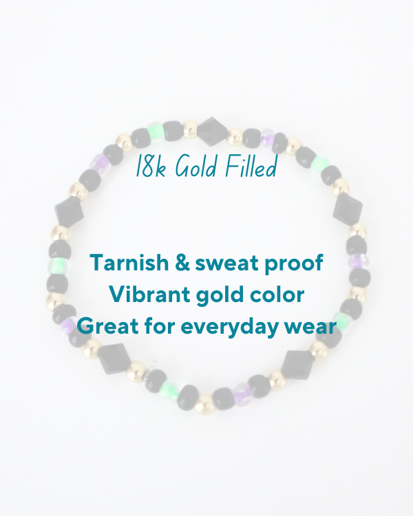 18K Gold Filled Neon Night Bracelet