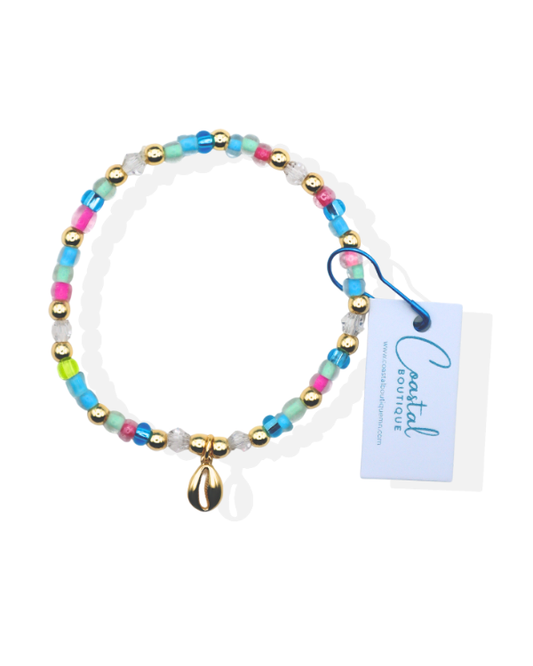 18K Gold Filled Confetti Shores Charm Bracelet