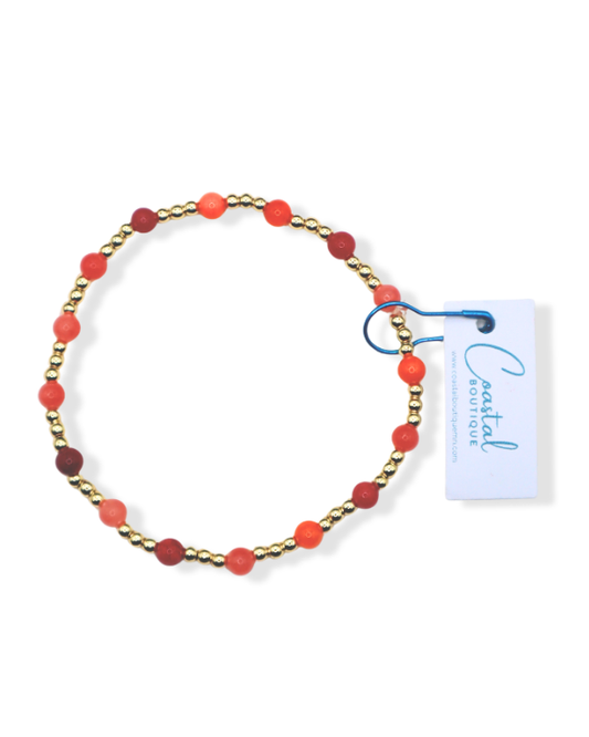 18K Gold-Filled Pumpkin Apple Bracelet
