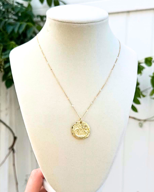 18K Gold Filled Mermaid Pendant Necklace