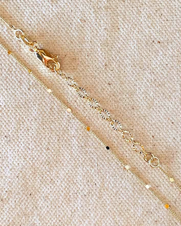 18K Gold Filled Mermaid Pendant Necklace
