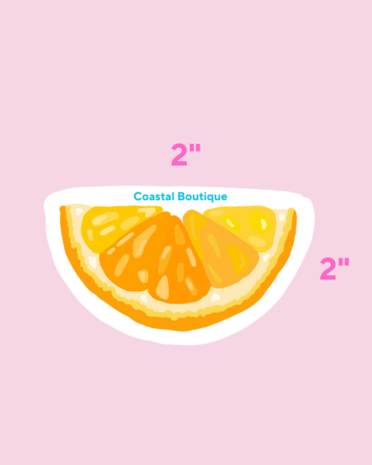 Orange Slice Sticker
