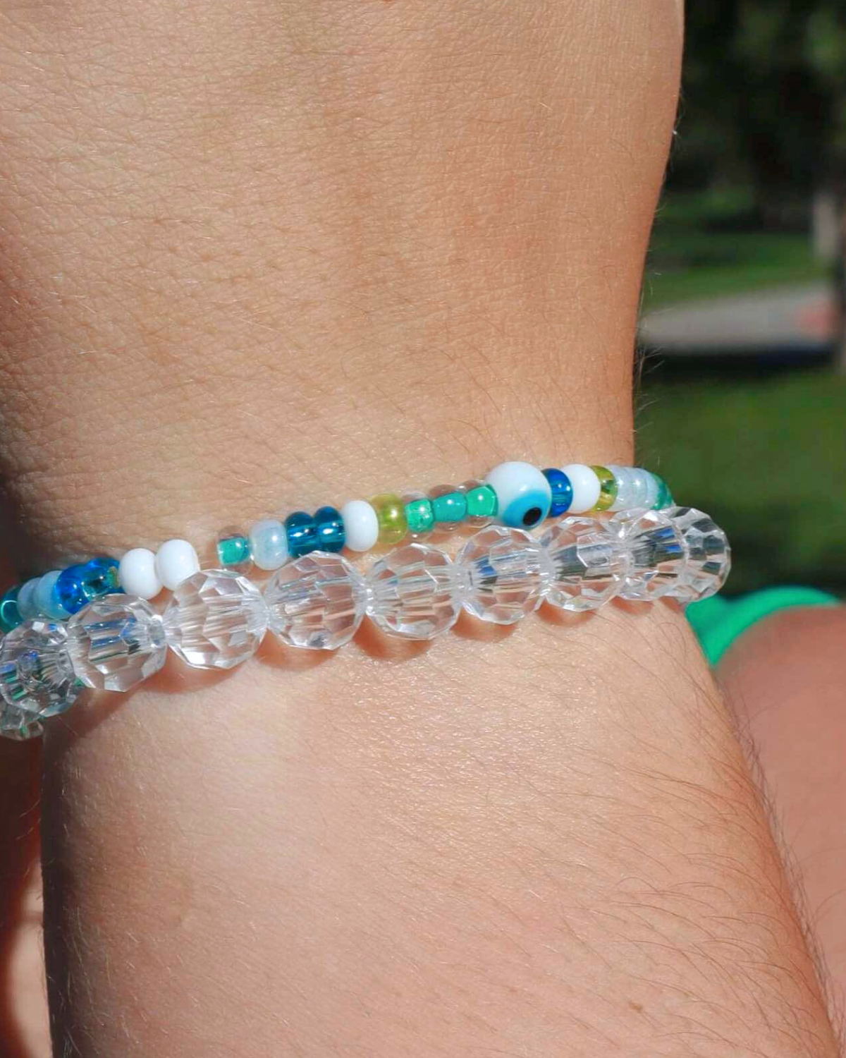 Blue Seeing Eye Bracelet